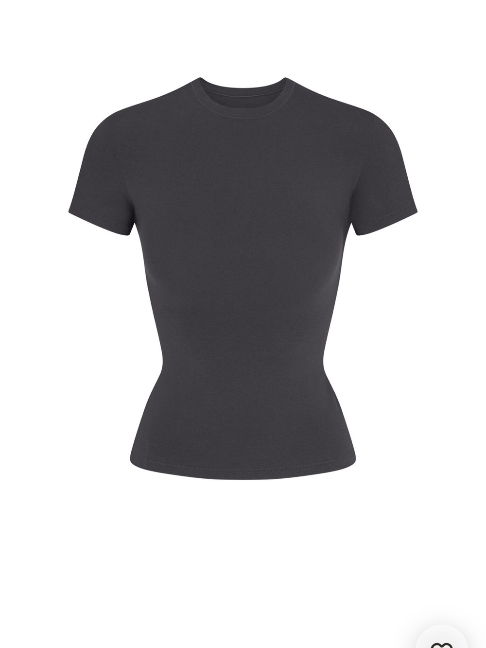 NWT SKIMS SOOT Cotton Jersey T-Shirt | XL